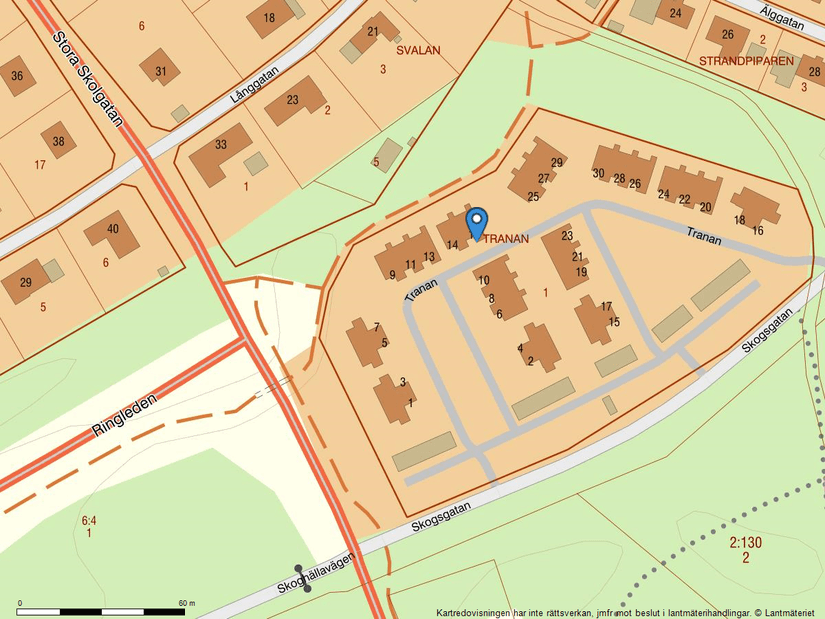 Bostadsrätt, Radhus, Tranan 14, Herrljunga