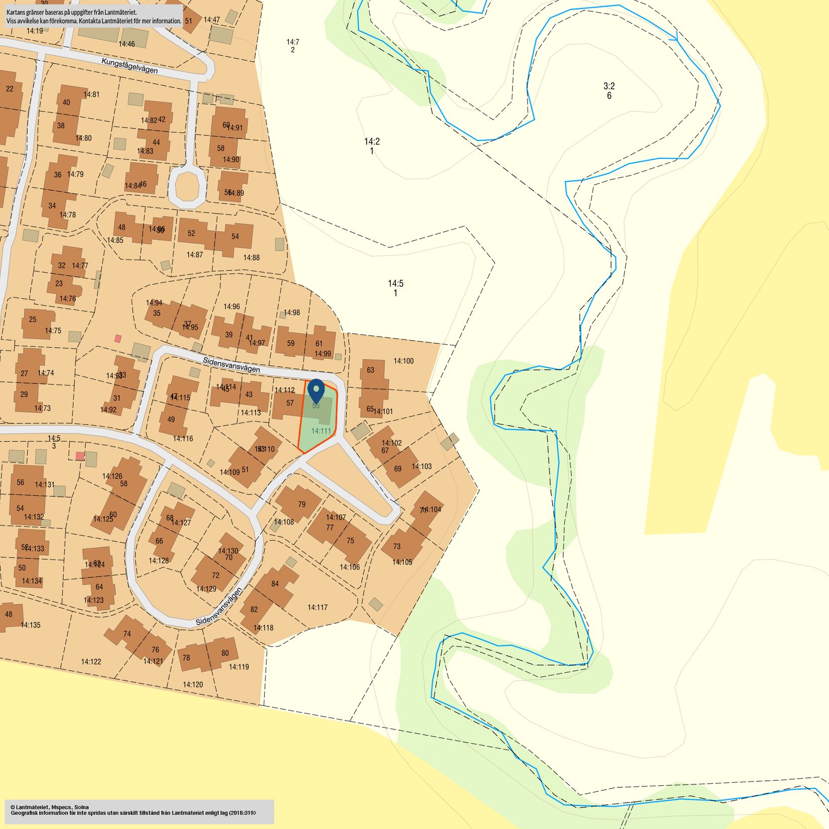 Radhus, Sidensvansvägen 55, Anneberg, Kungsbacka