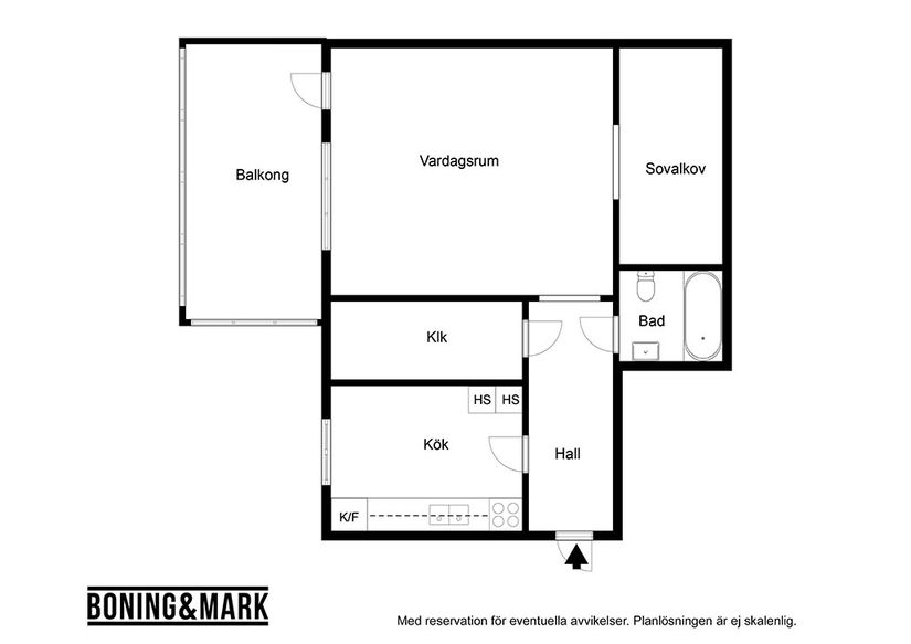 Bostadsrätt, Liljeborgsgatan 20 A, Centrum/Liljeborgsgatan, Trelleborg