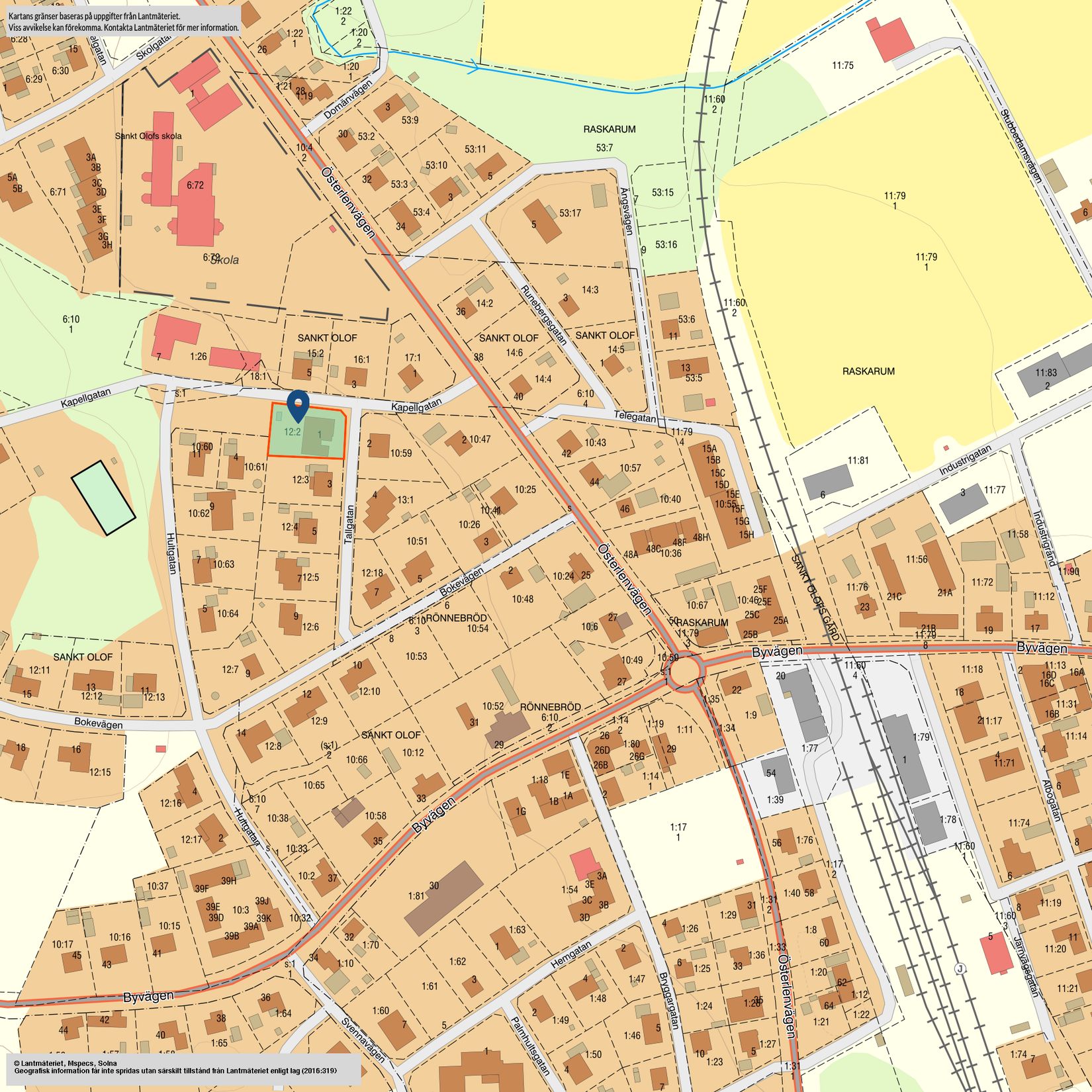 Villa, Tallgatan 1, Sankt Olof, Simrishamn