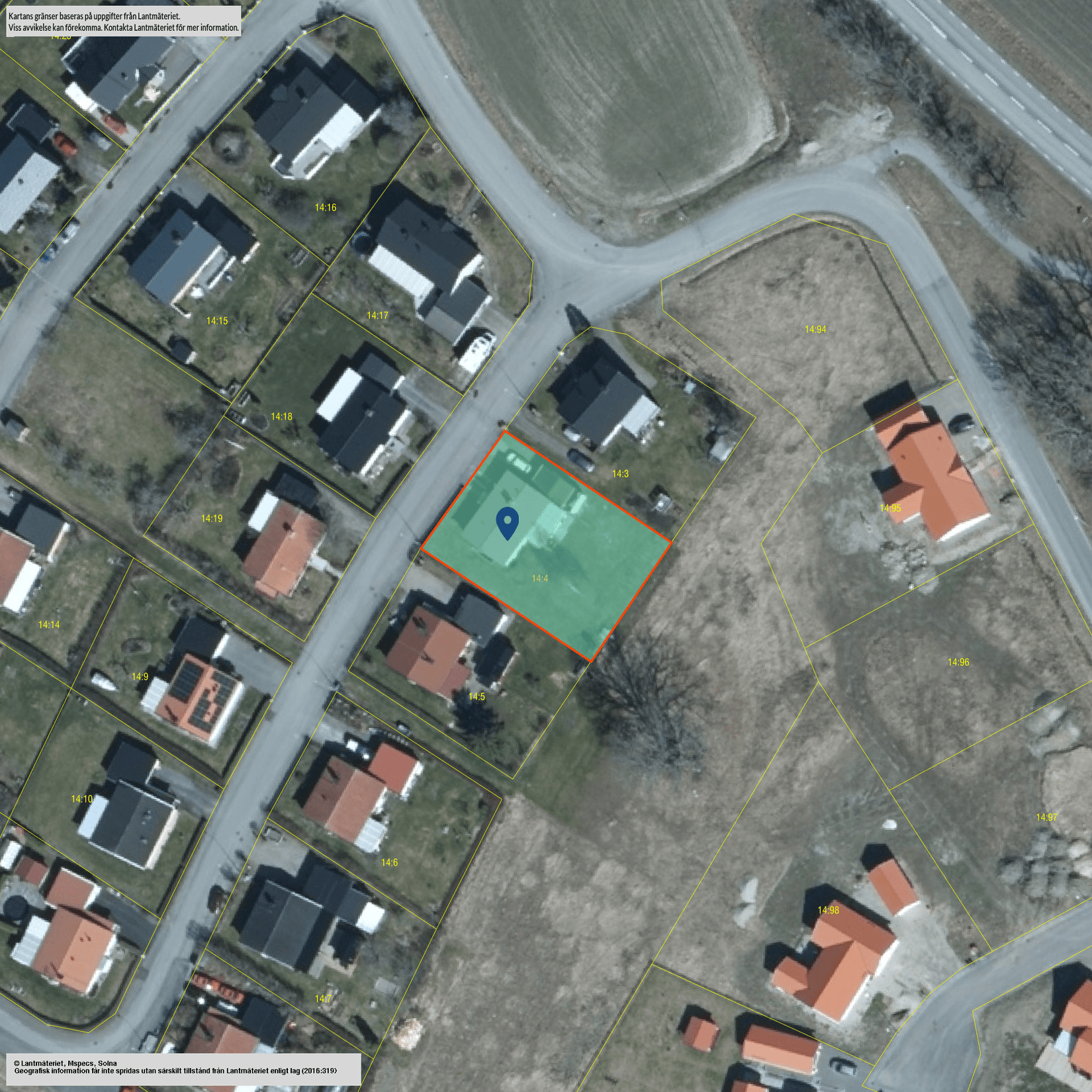 Villa, Ekslingan 3, Nyköping