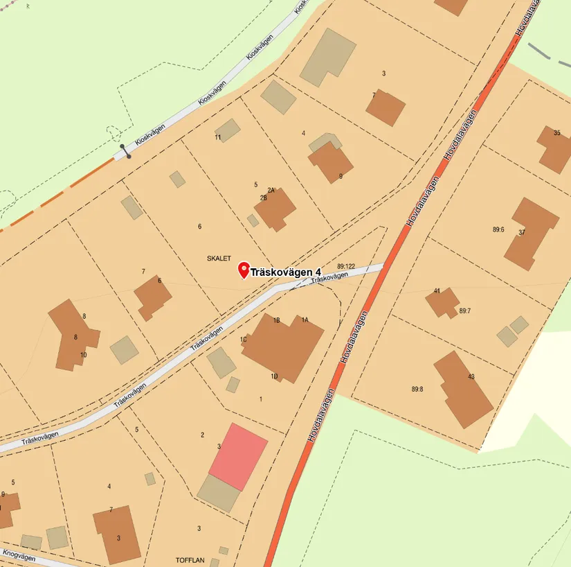 Tomt, Träskovägen 4, Sjörröd, Hässleholm