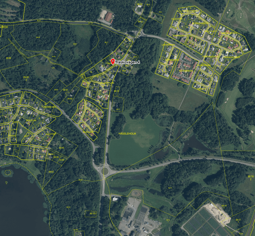 Tomt, Träskovägen 4, Sjörröd, Hässleholm