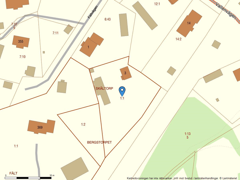 Villa, Fältvägen 3, Vallen, Kalix