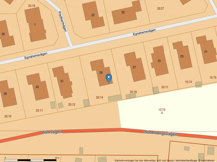 Villa, Egnahemsvägen 29, Björkmansheden, Gällivare