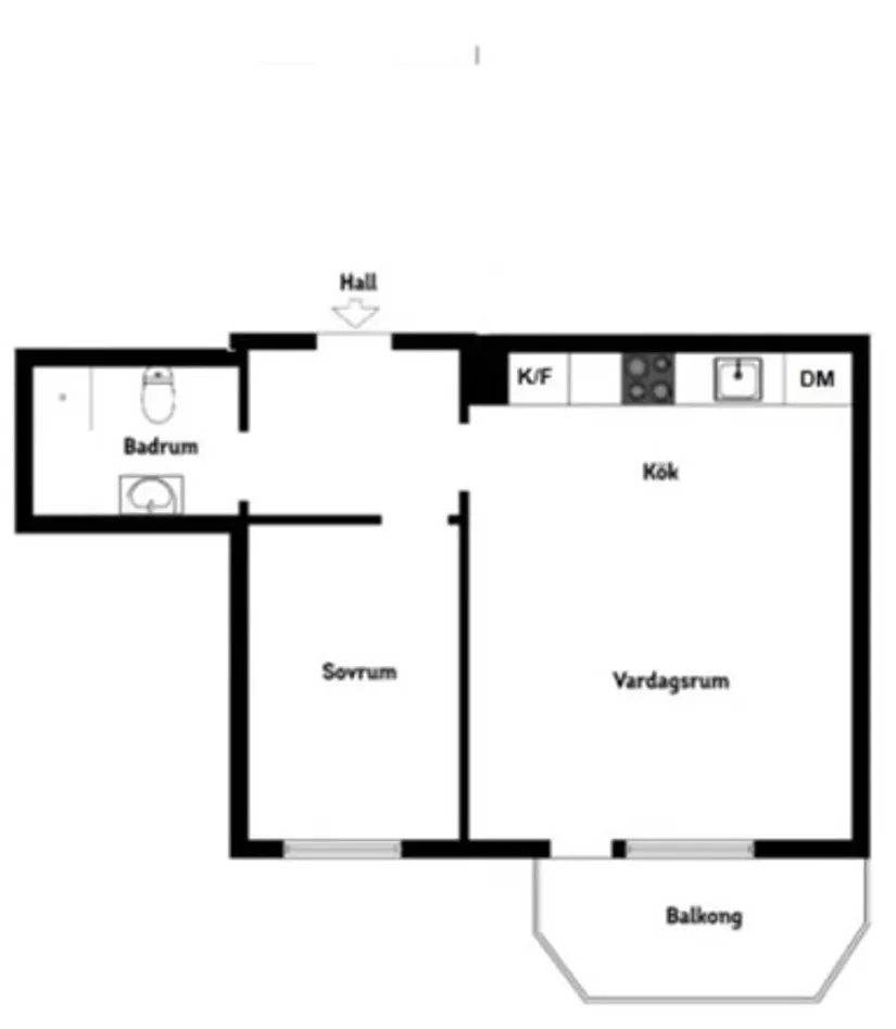 Bostadsrätt, Terapivägen 18E, Flemingsberg, Huddinge