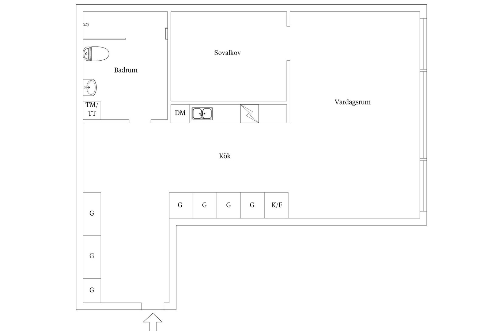 Bostadsrätt, Berggränd 14, Visby innerstad, Gotland