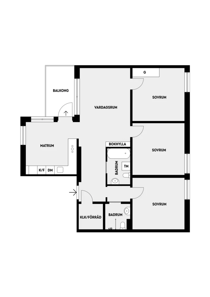 Bostadsrätt, Flygkårsvägen 7, Hägernäs, Täby