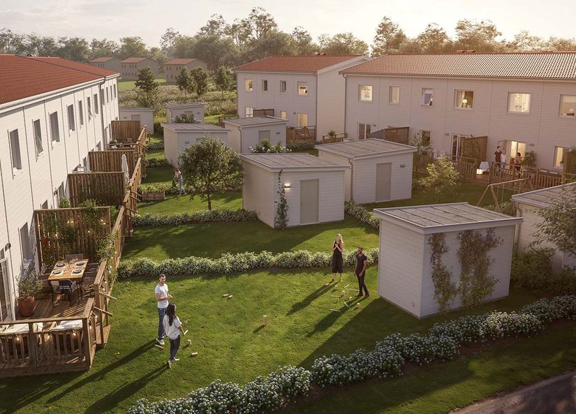 Radhus, Sprintvägen 3, Gunsta, Uppsala