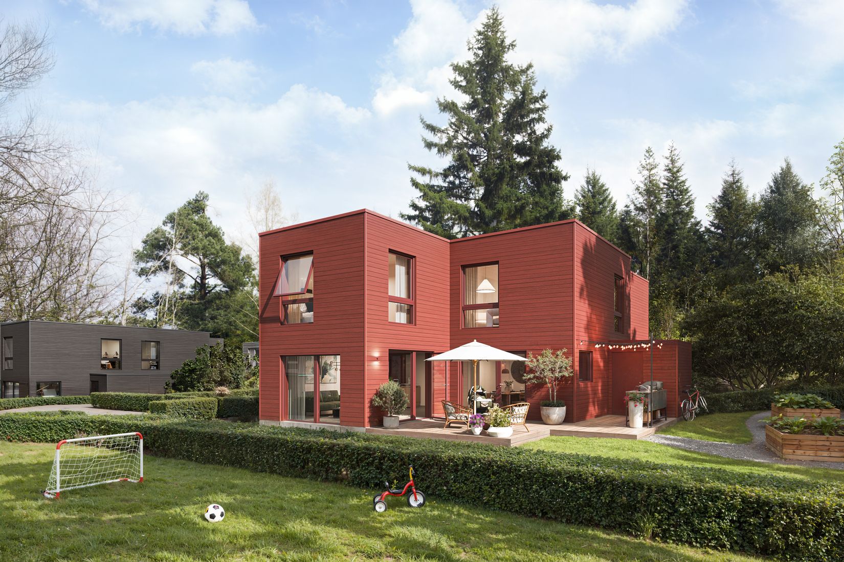 Radhus, Persvägen, Gustavsvik, Nacka