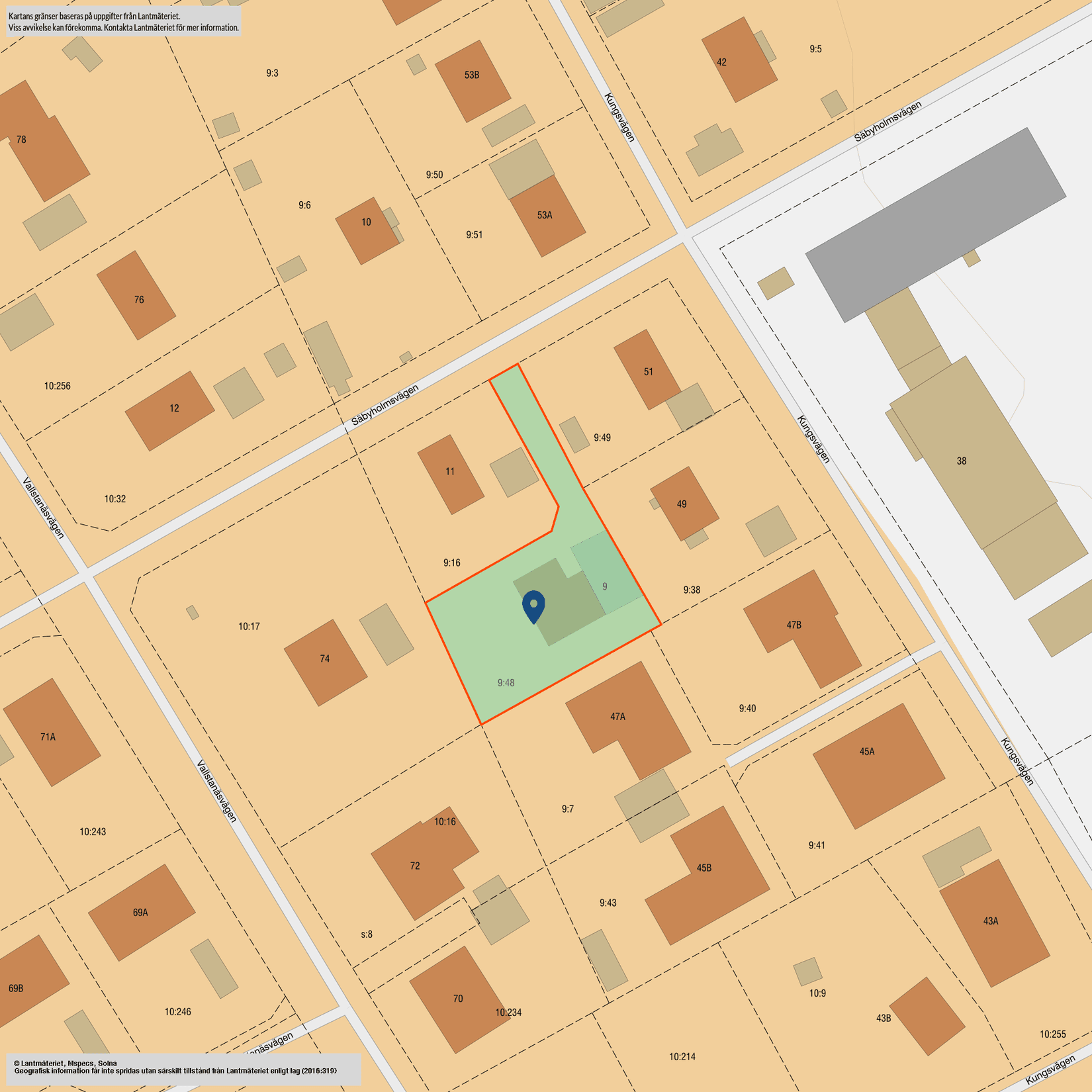 Villa, Säbyholmsvägen 9, Rosersberg, Sigtuna