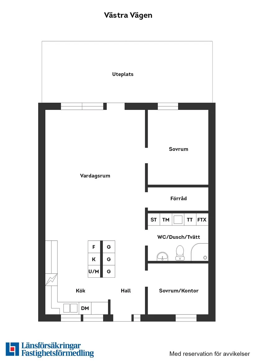 Bostadsrätt, Västra vägen 43G, Trönninge, Halmstad