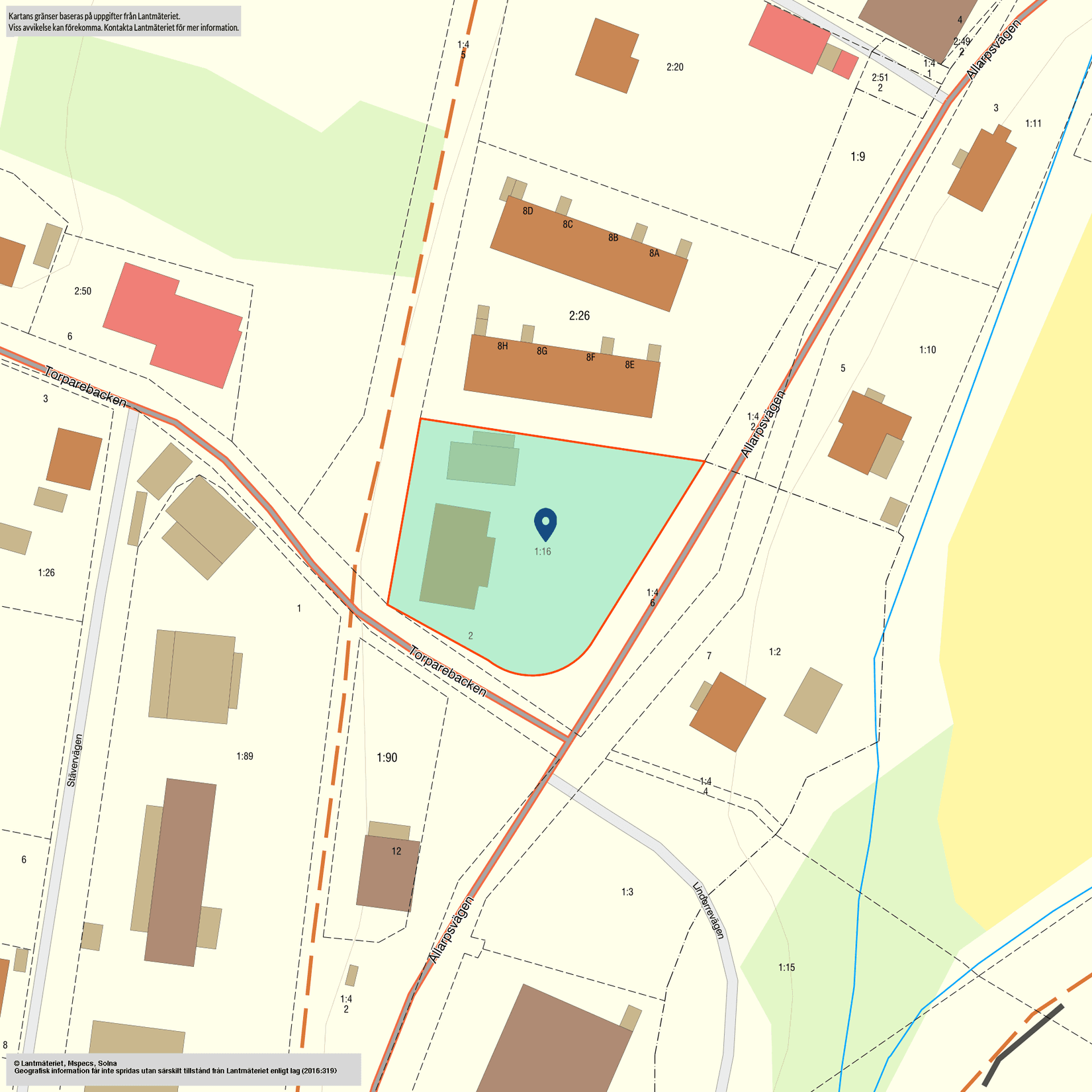 Villa, Torparebacken 2, Kristianstad