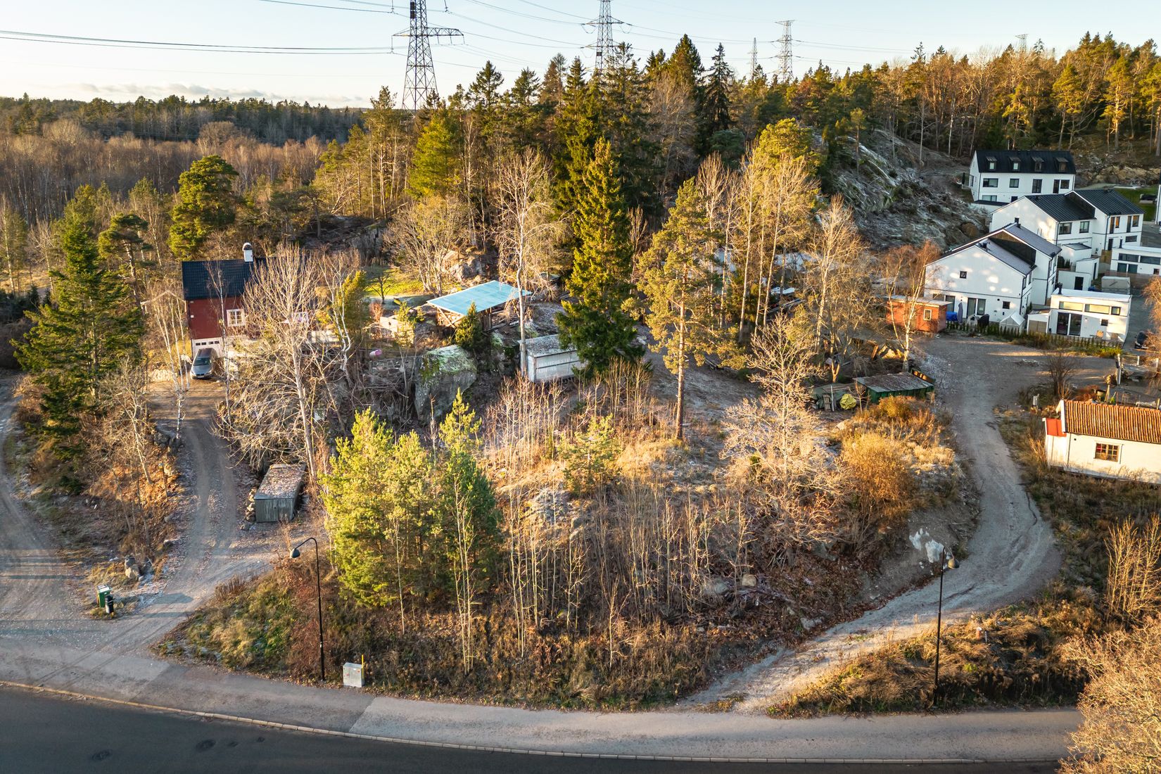 Tomt, Högmoravägen 3 A, Högmora, Huddinge