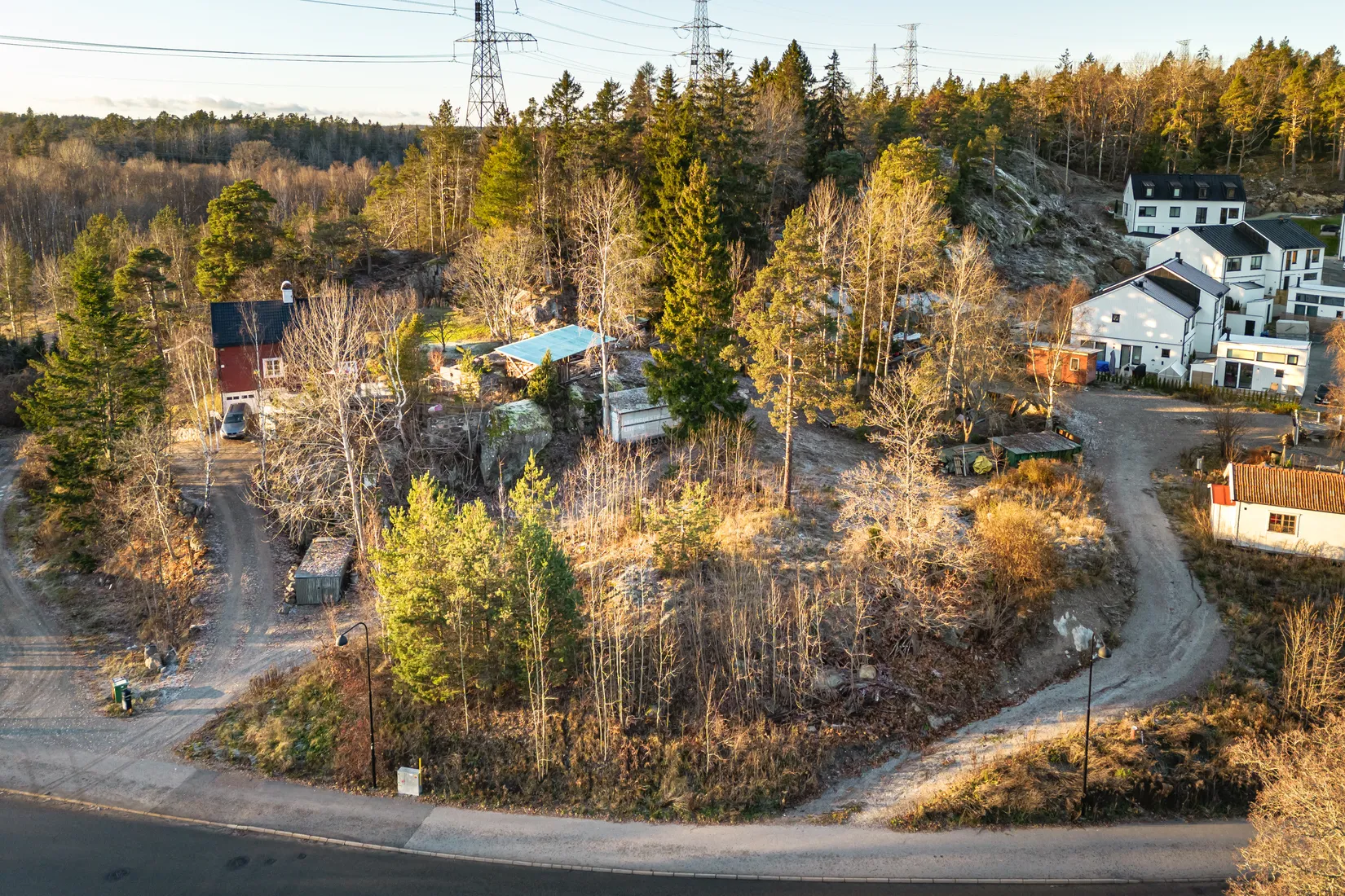 Tomt, Högmoravägen 3 A, Högmora, Huddinge