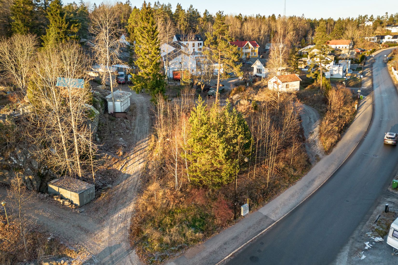 Tomt, Högmoravägen 3 A, Högmora, Huddinge