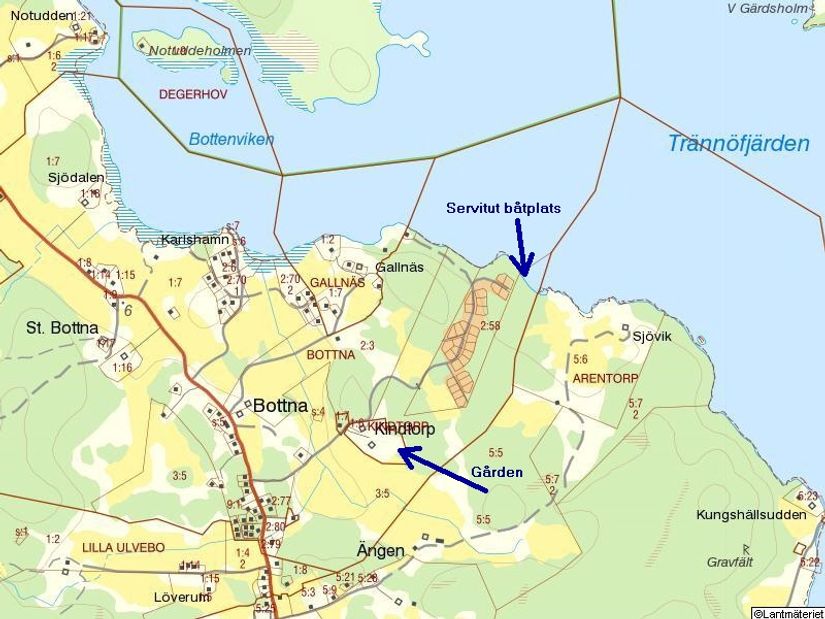 Gård/Skog, Kindtorp 1, Bottna, Söderköping