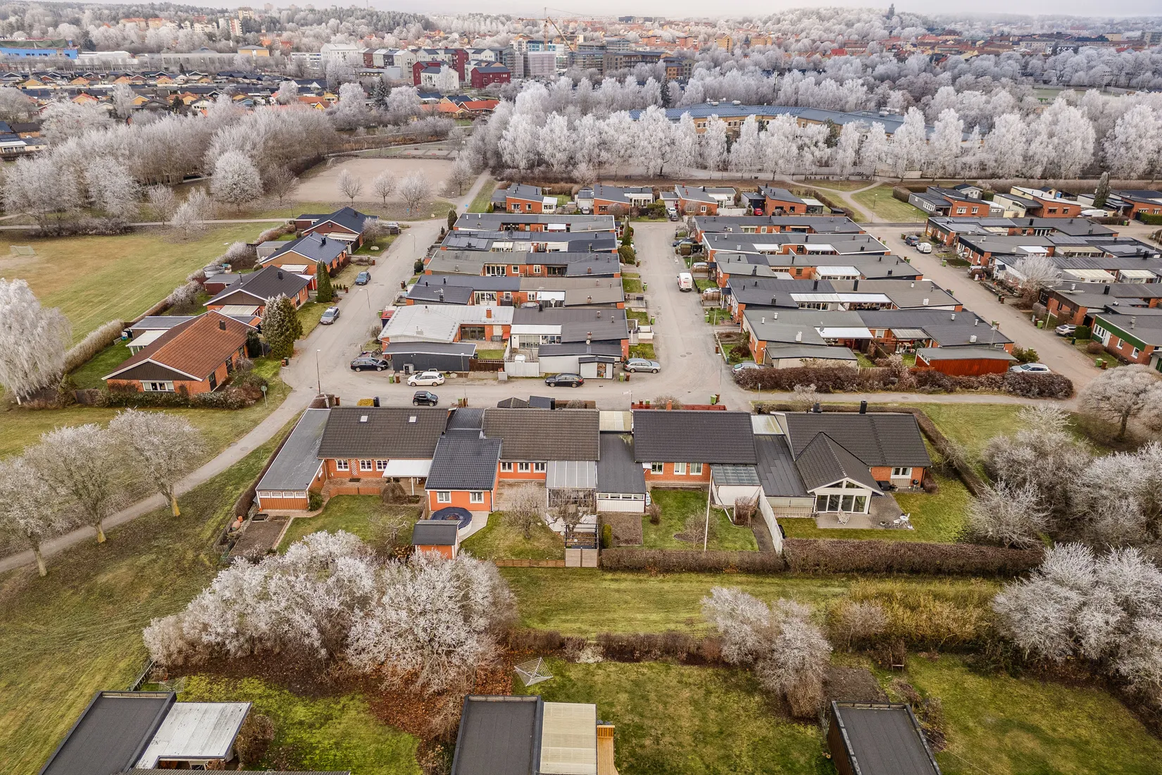 Villa, Radhus, Slåtterblomsgatan 15, Munksundet, Enköping