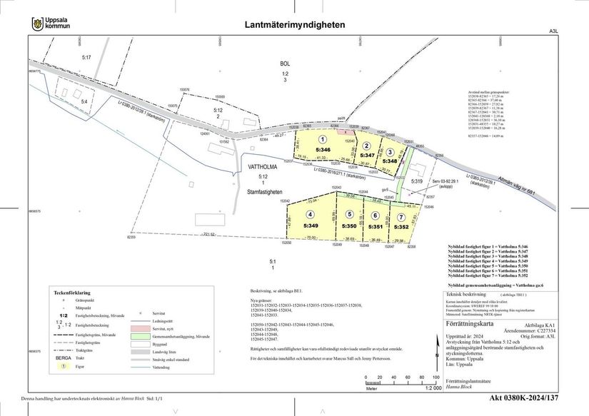 Tomt, Vattholma Vargdansen 219B, Uppland, Uppsala