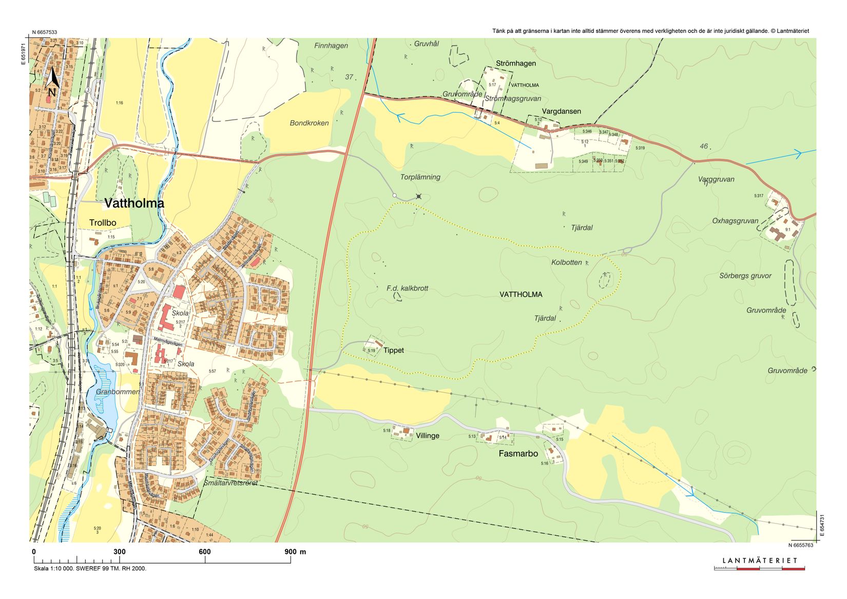 Tomt, Vattholma Vargdansen 219B, Uppland, Uppsala