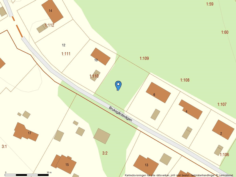 Tomt, Bruksgårdsvägen 8, Marmorbyn, Vingåker