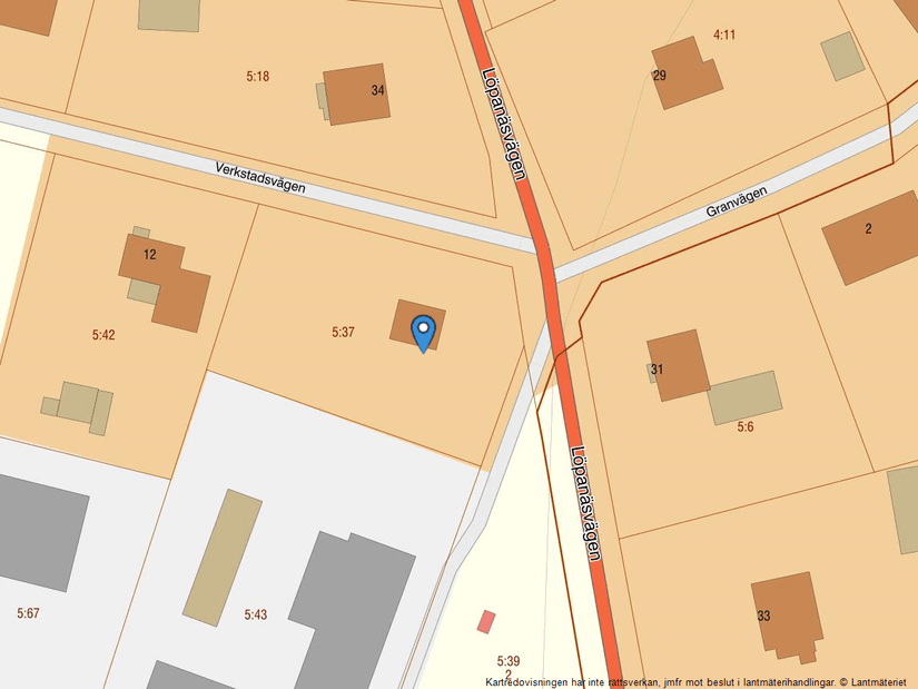 Villa, Löpanäsvägen 36, Rottne, Växjö