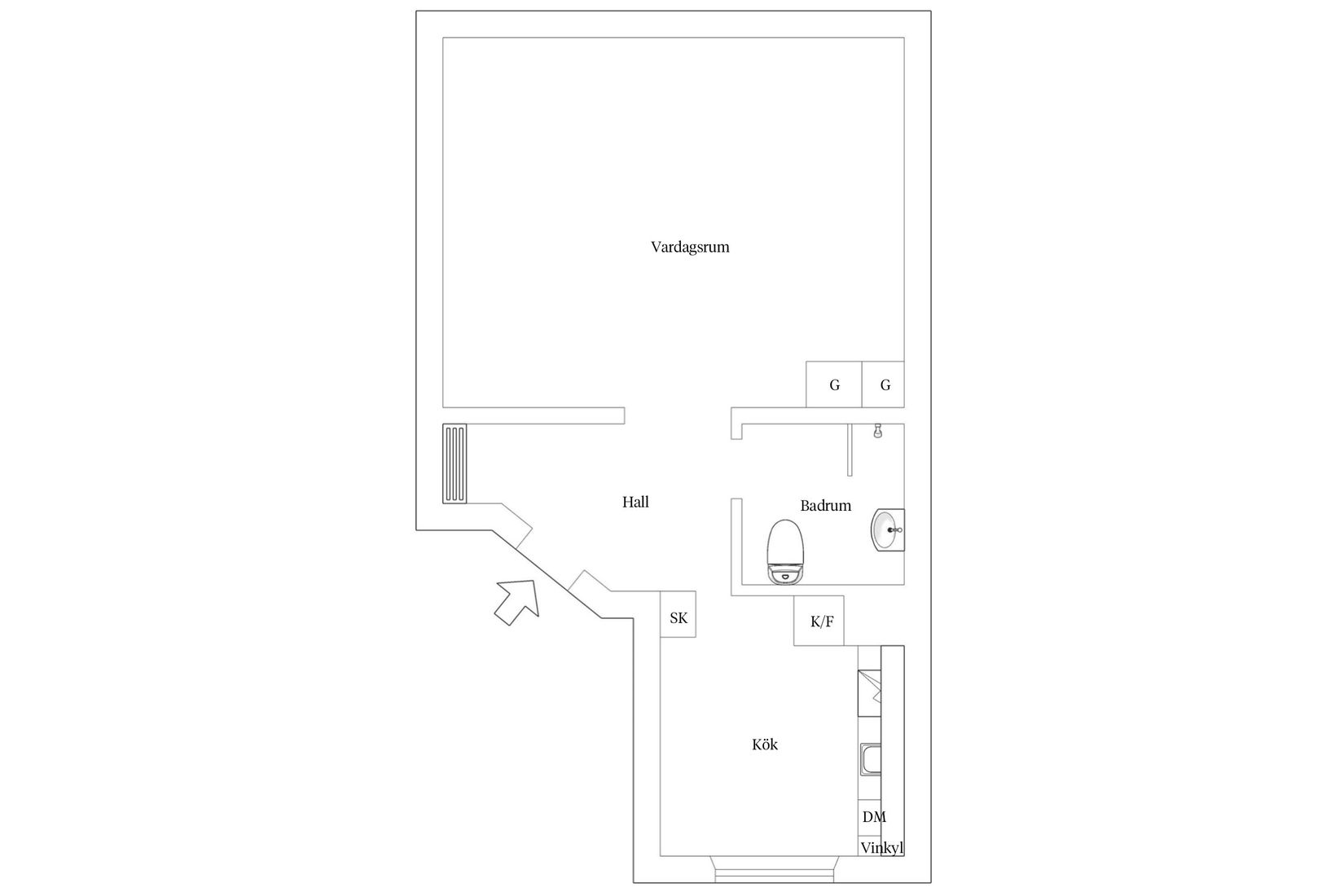 Bostadsrätt, Persgatan 2B, Lunden, Göteborg