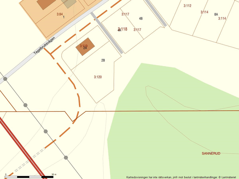 Tomt, Tegelbruksvägen 2B, Lövenstrand, Kil