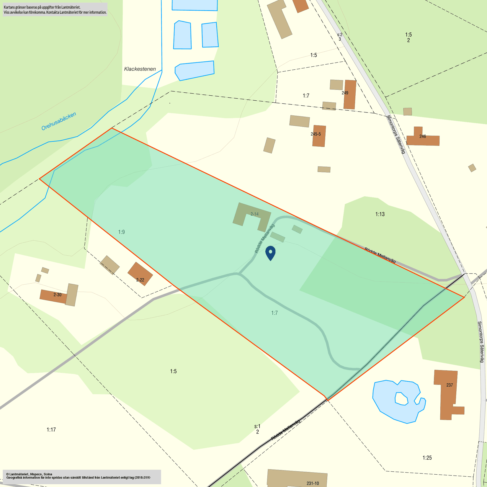 Villa, Rödde Mellanväg 2-14, Rödde, Sjöbo