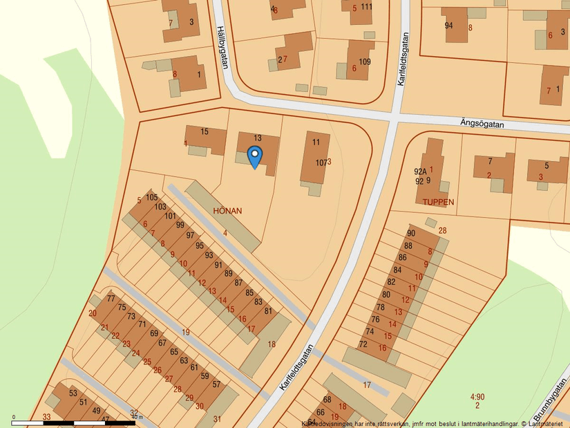 Villa, Ängsögatan 13, Nordanby, Västerås