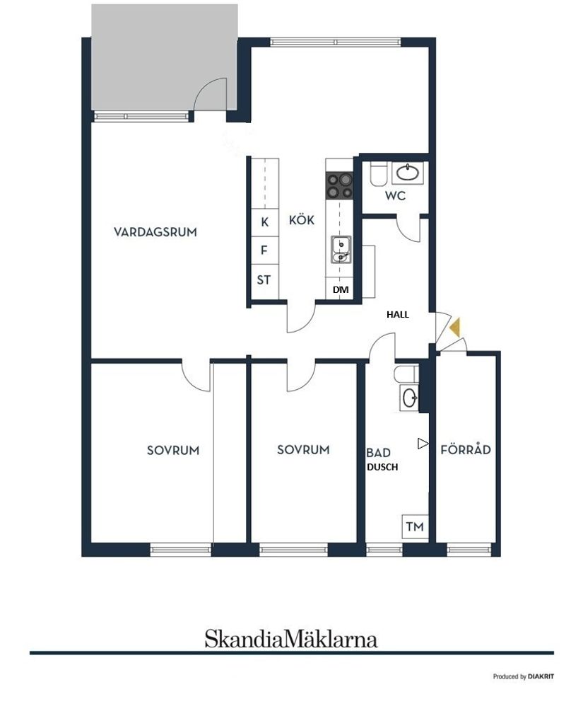Bostadsrätt, Hallonvägen 22, bv, Tibble - Kungsängen, Upplands-Bro