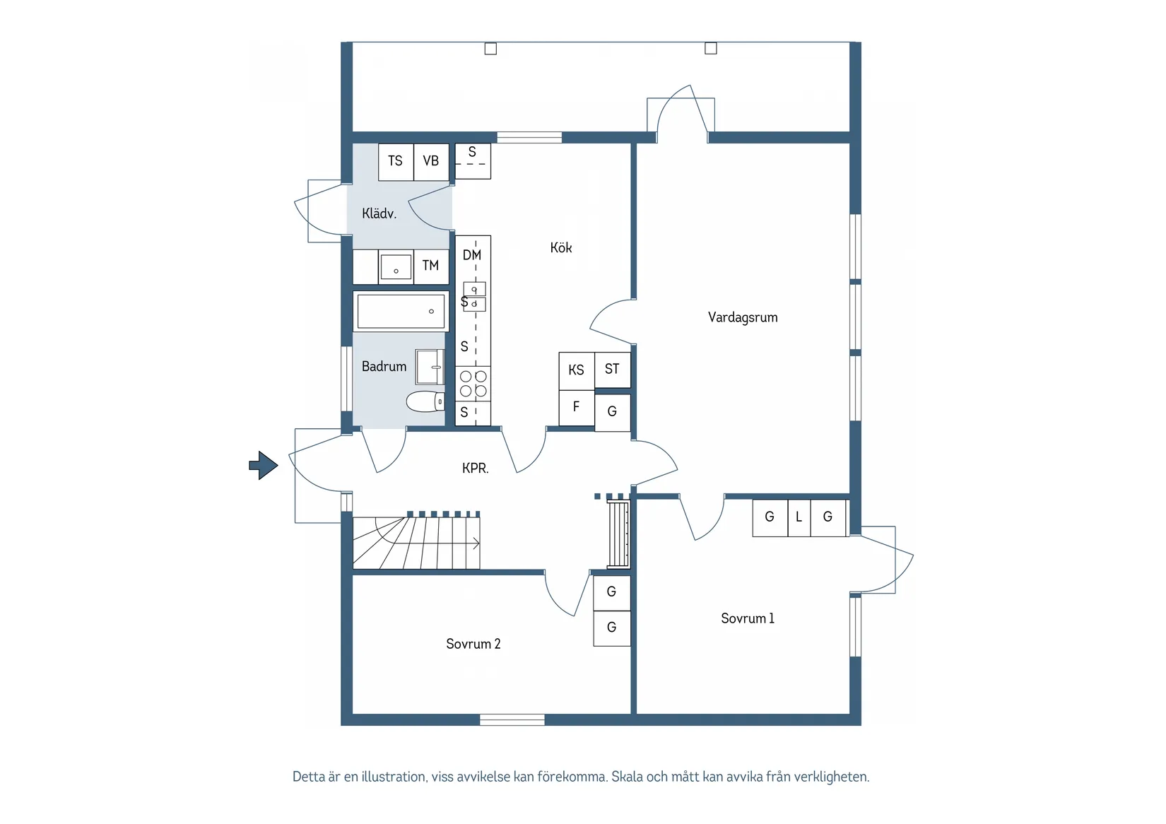 Villa, Smedsgränd 4, Tierp