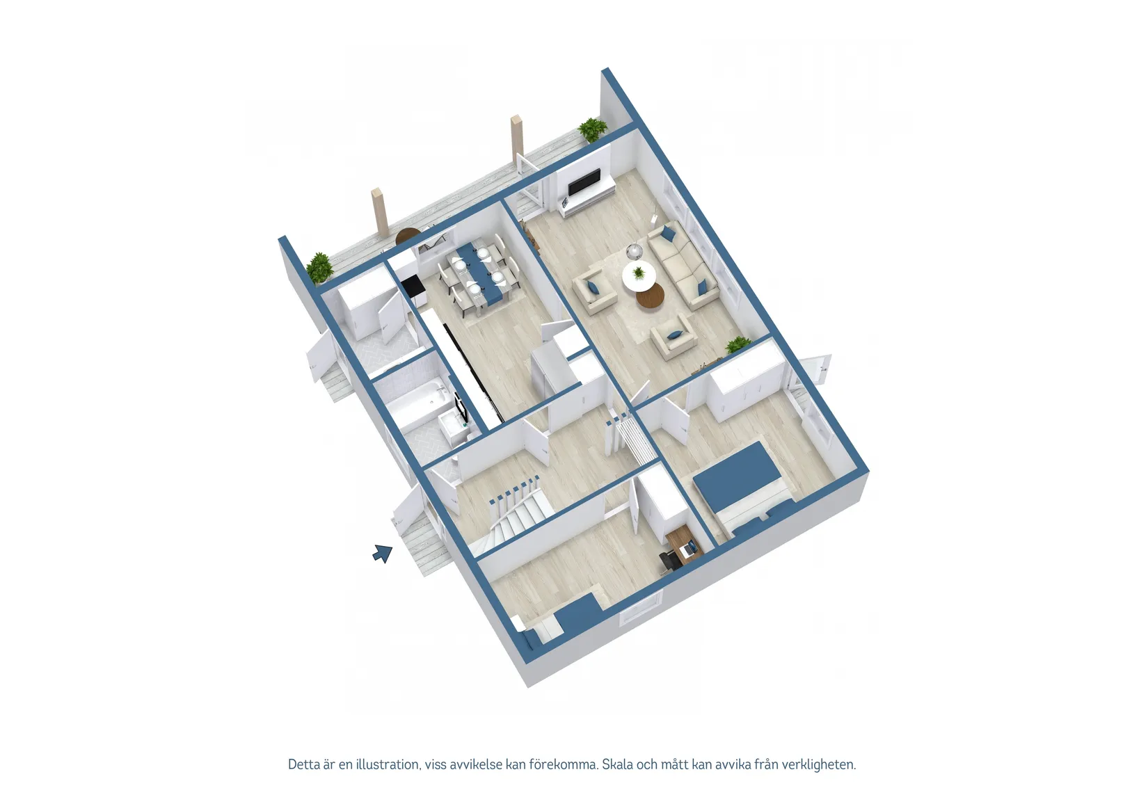 Villa, Smedsgränd 4, Tierp