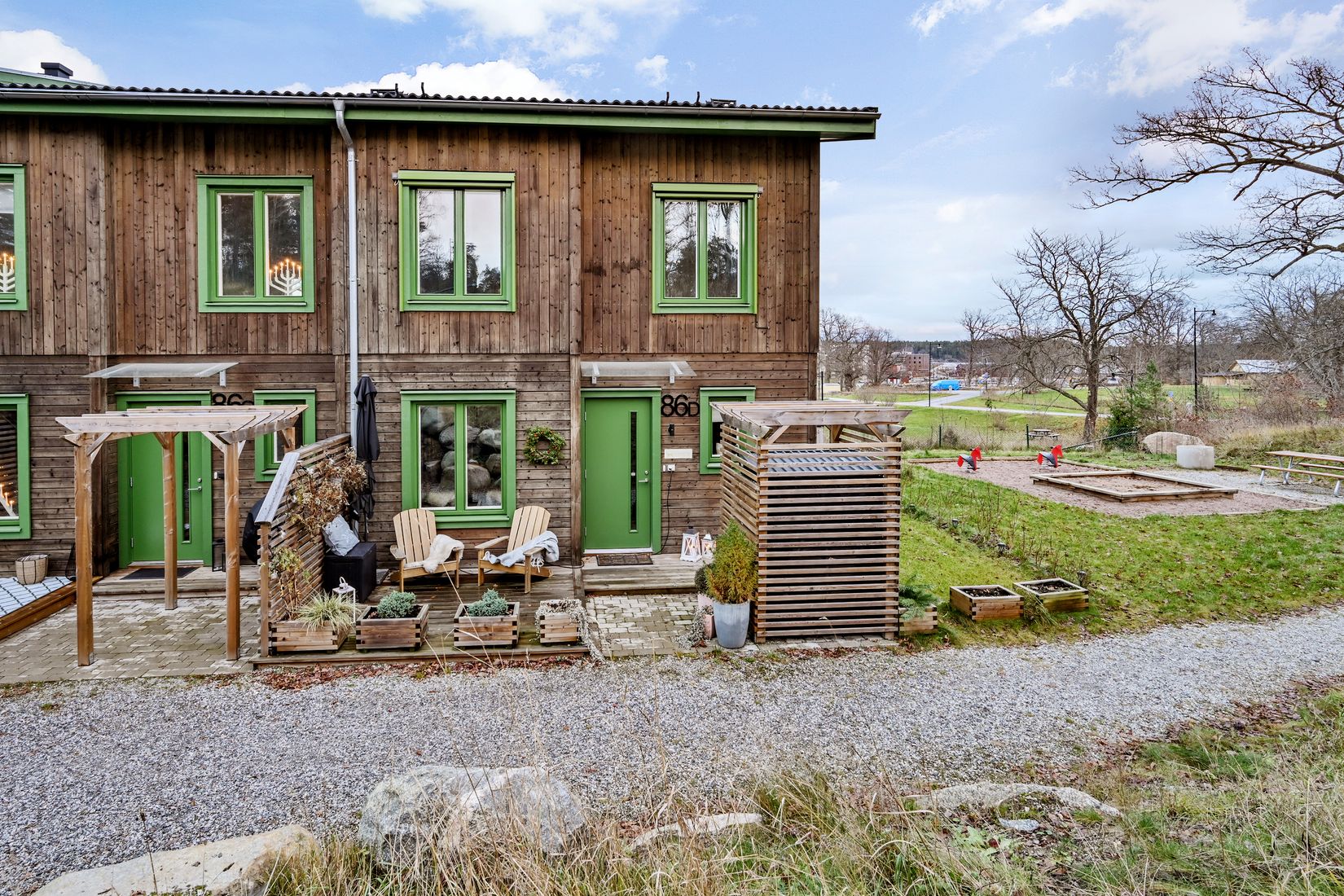 Radhus, Rindövägen 86D, Rindö hamn, Vaxholm