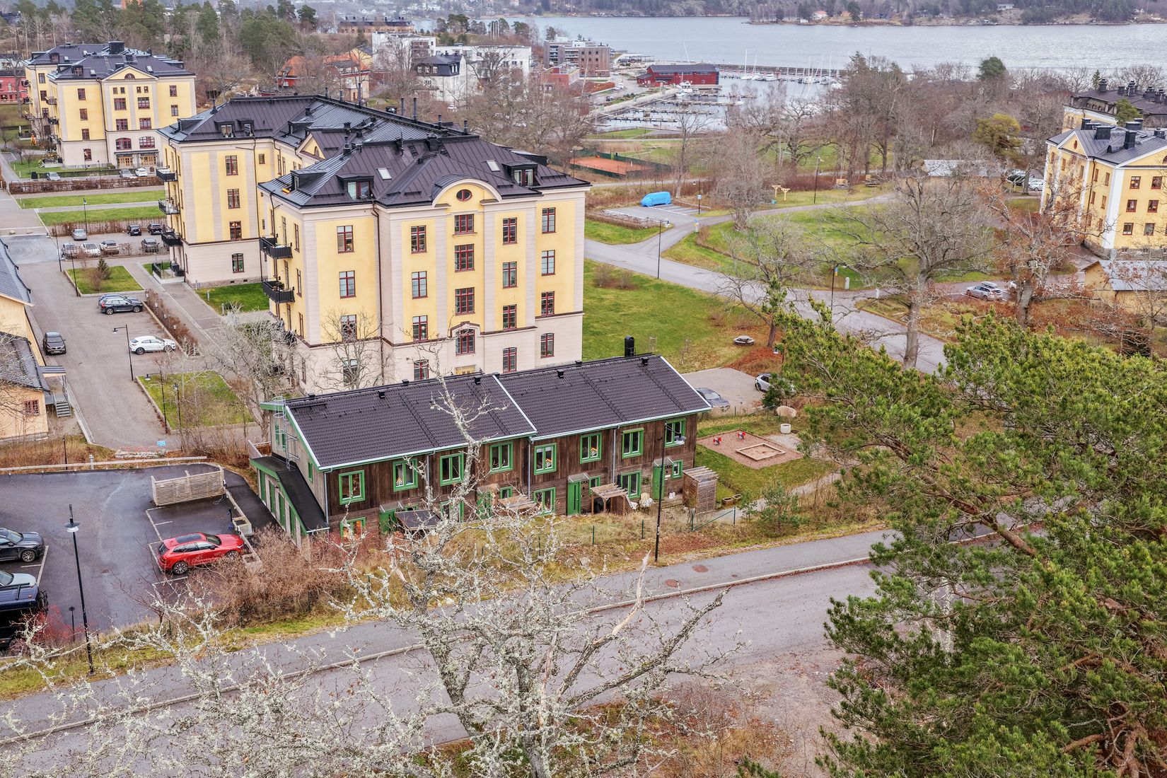 Radhus, Rindövägen 86D, Rindö hamn, Vaxholm