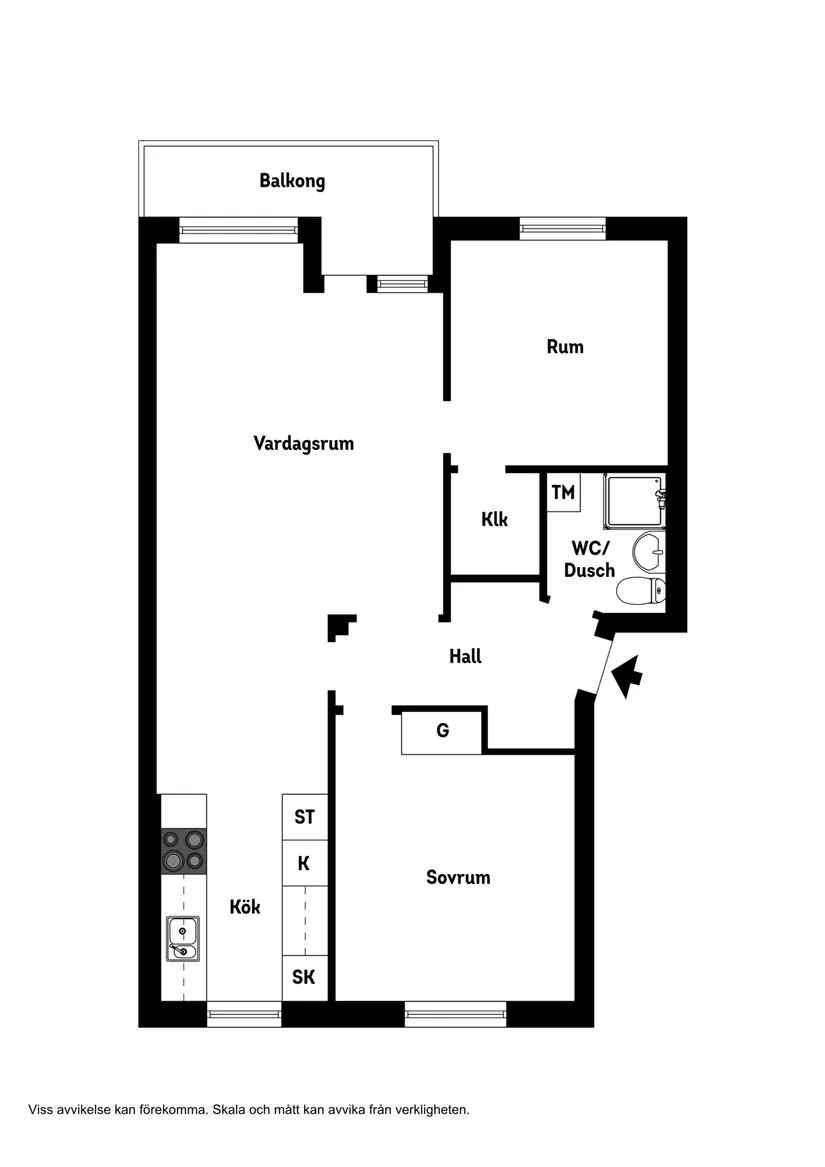 Bostadsrätt, Västgötagatan 32C, Södermalm, Kristinehamn