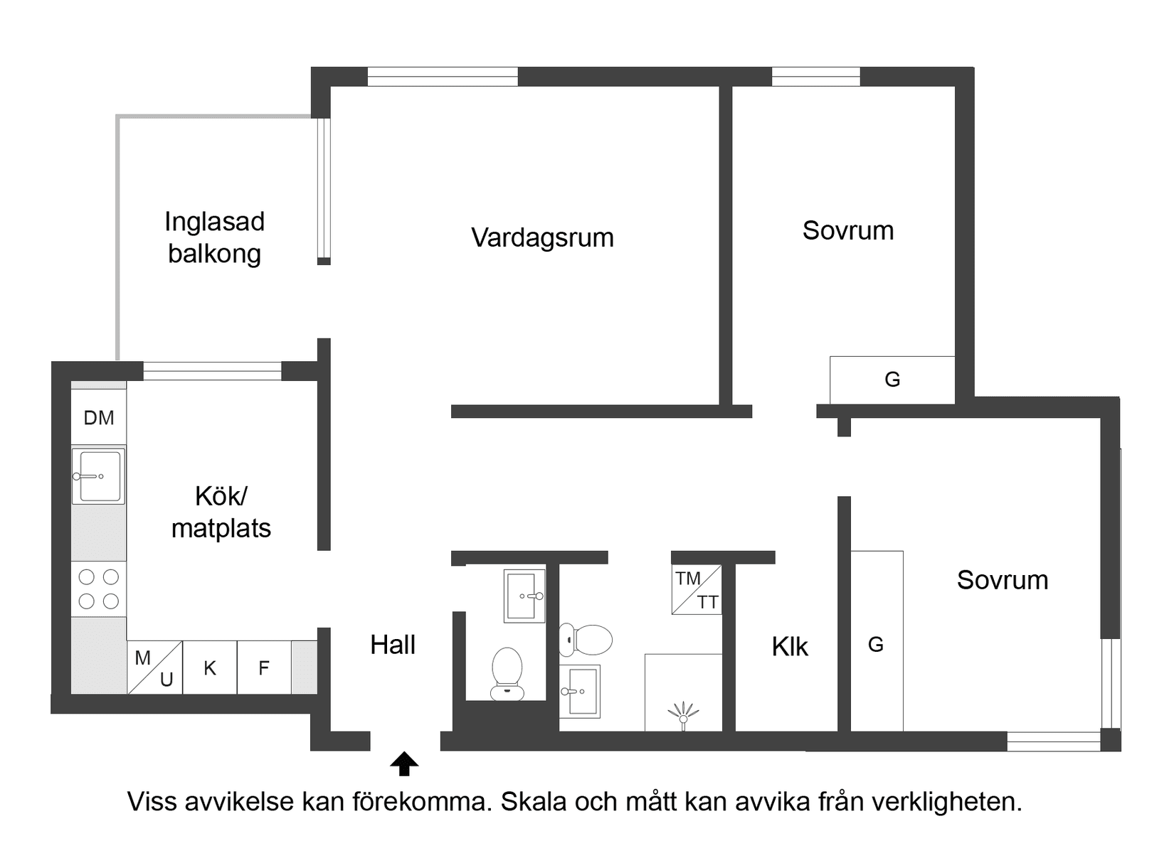 Bostadsrätt, Vattengatan 2, Centralt - Strömmen, Norrköping