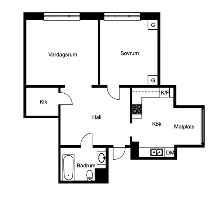Bostadsrätt, Salagatan 49B, Fålhagen, Uppsala