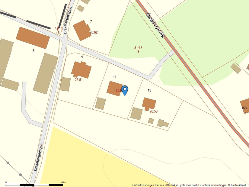 Villa, Drakabergavägen 11, Össjö, Ängelholm