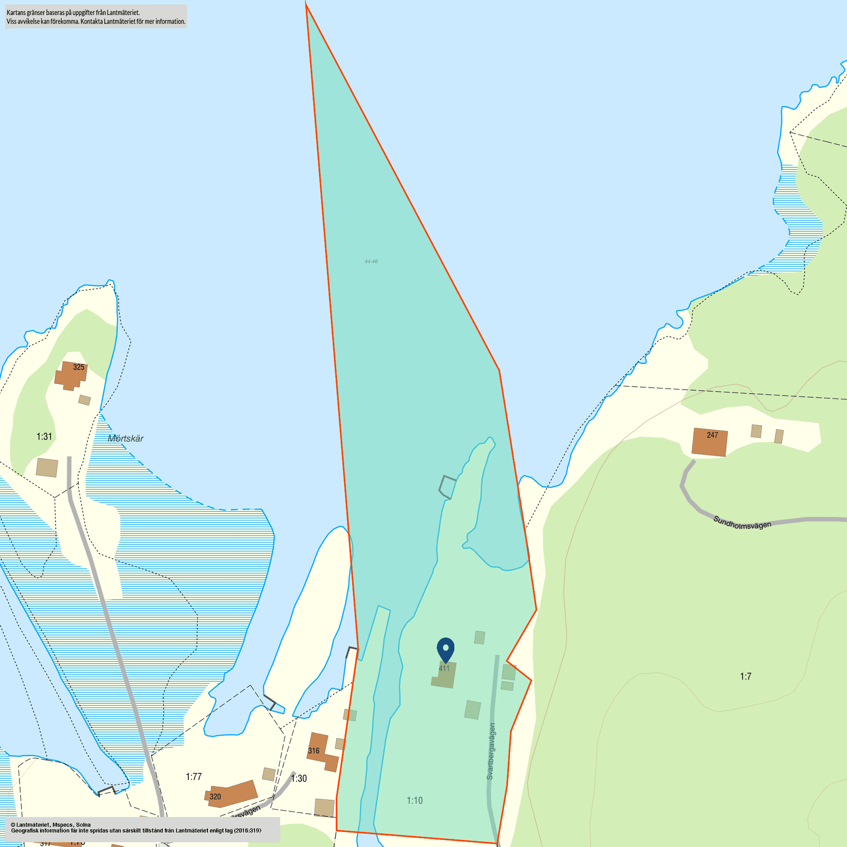 Villa, Svartbergavägen 411, Haget, Hammarö