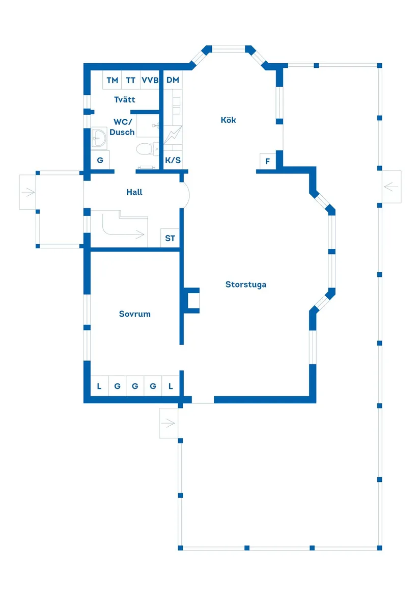 Villa, Skogsråstigen 14, Trolleboda, Ronneby