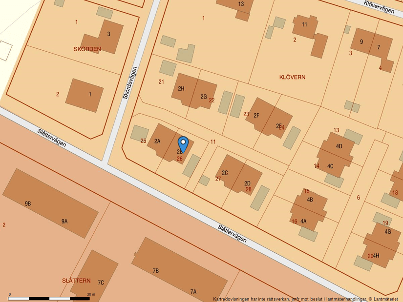 Villa, Radhus, Skördevägen 2B, Kobjer, Lund