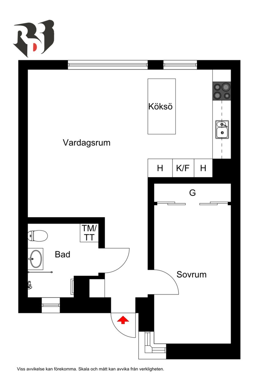 Bostadsrätt, Carl Krooks gata 57, Söder, Helsingborg