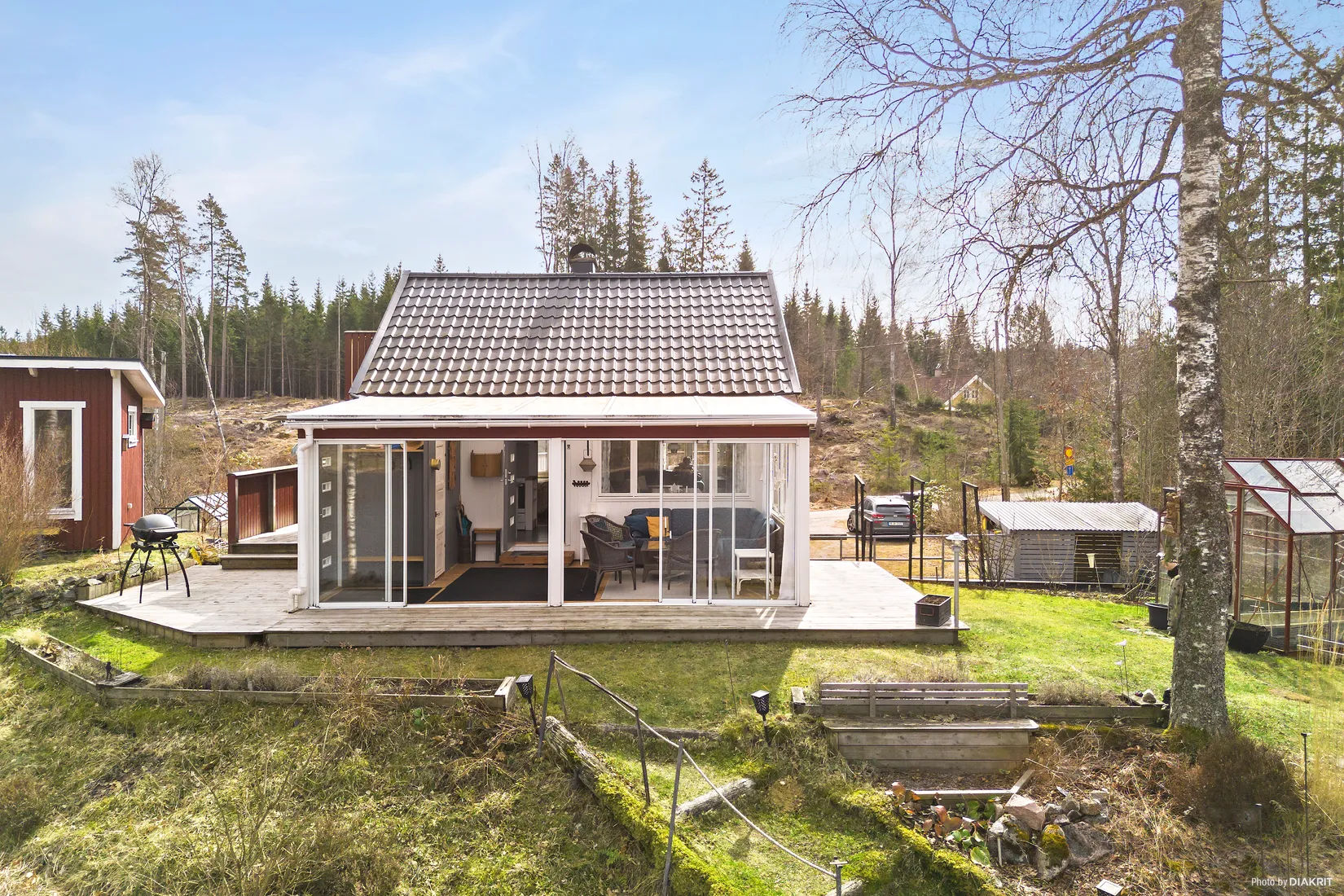 Villa, Skansasjövägen 24, Skansasjön, Borås