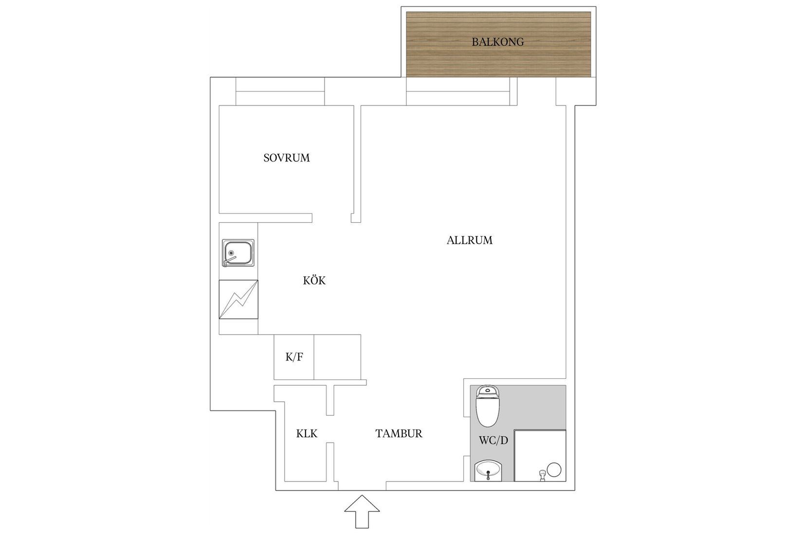 Bostadsrätt, Norra Gubberogatan 11, Olskroken, Göteborg