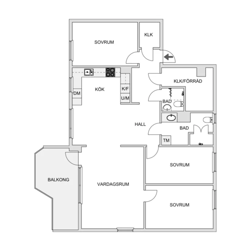Bostadsrätt, Smedjevägen 9, Häggvik, Sollentuna