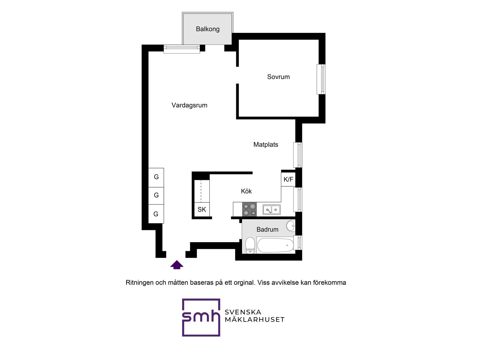 Bostadsrätt, Ödmårdsvägen 7, Bromma / Traneberg, Stockholm