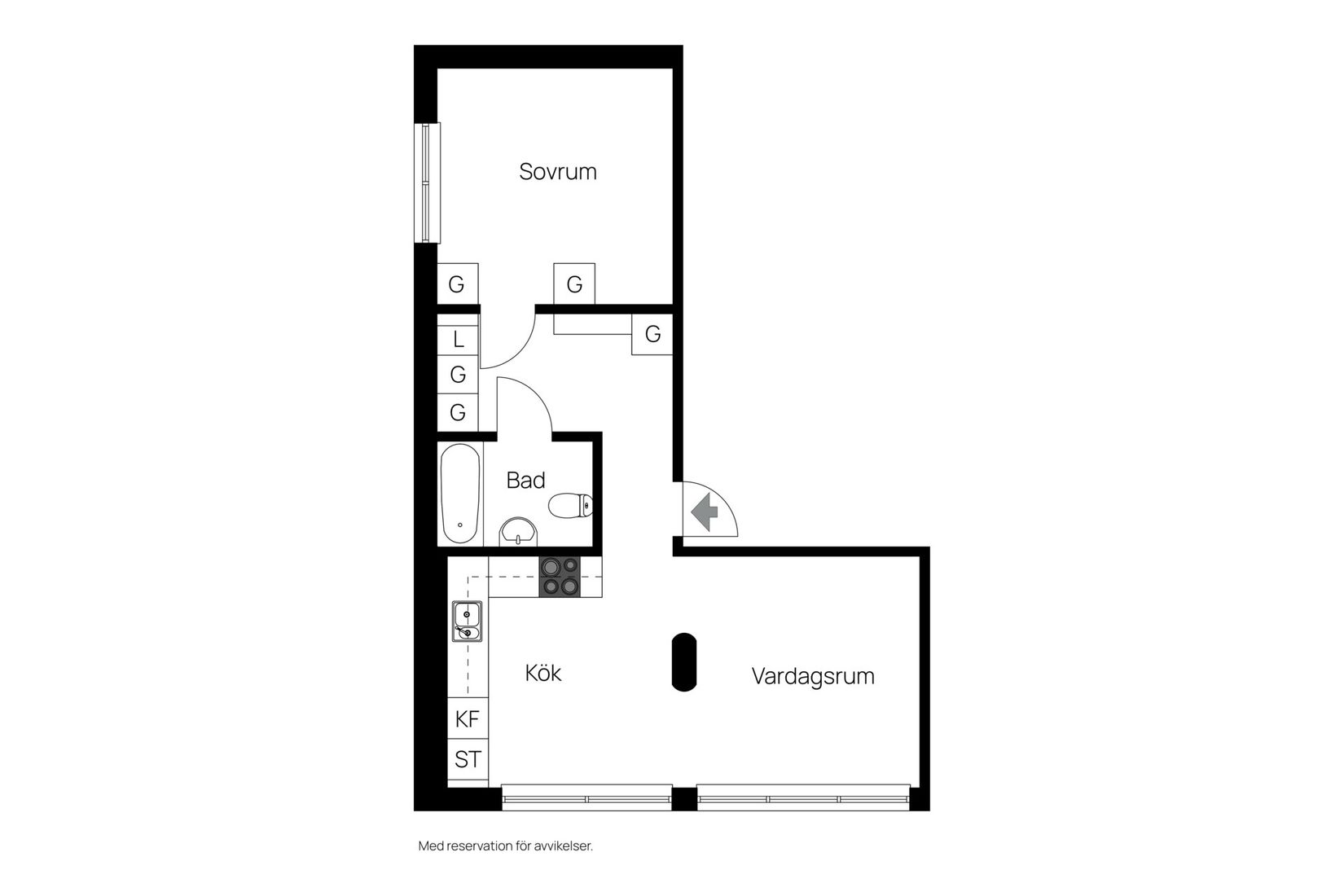 Bostadsrätt, Kungsgatan 14, Esplanaden- Grossgärdet, Norrtälje