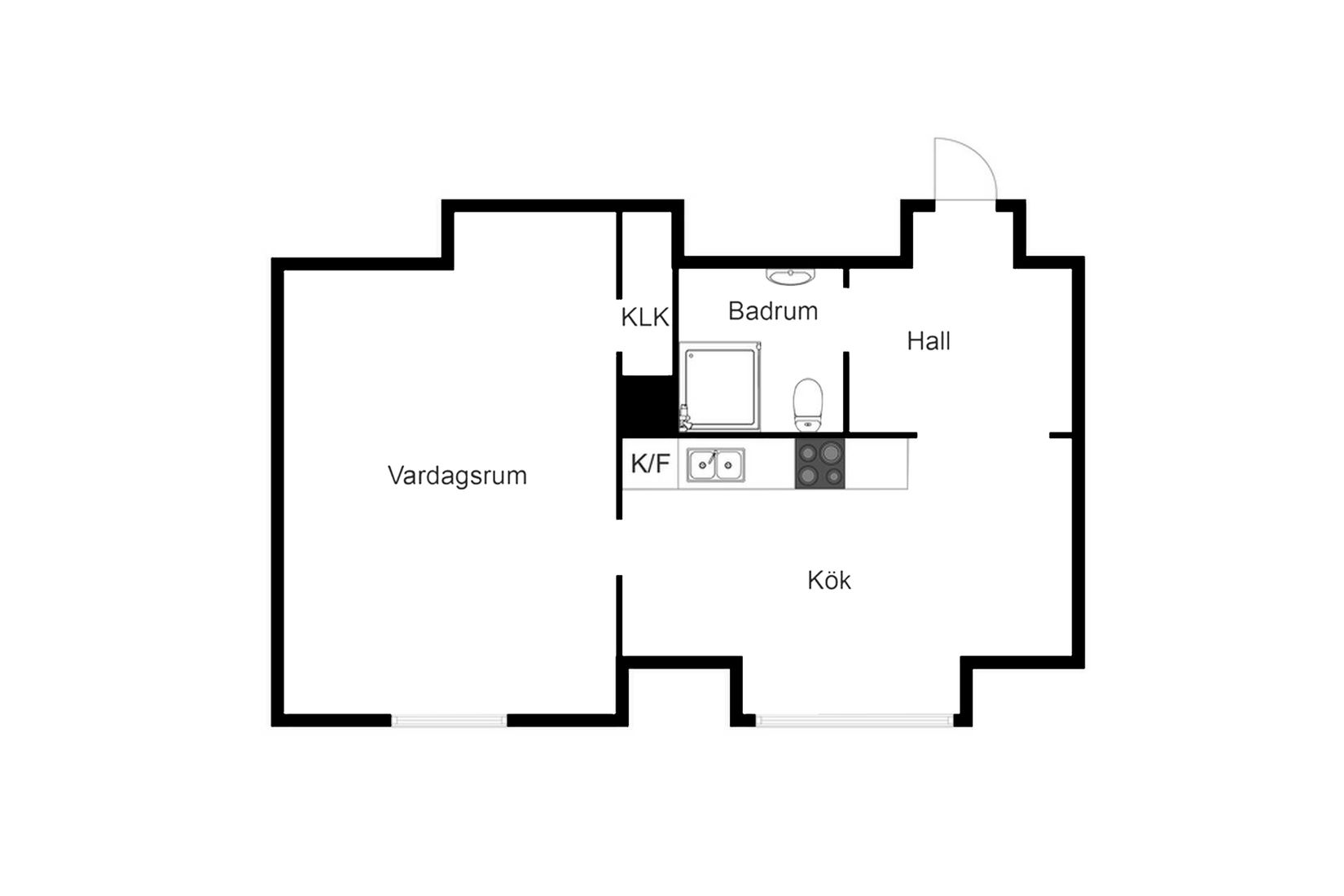 Bostadsrätt, Majorsgatan 3A, Lilla Edet Centrum, Lilla Edet