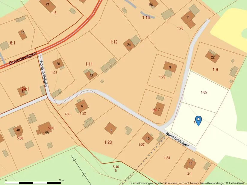 Tomt, Duved 1:64, Söråker, Timrå